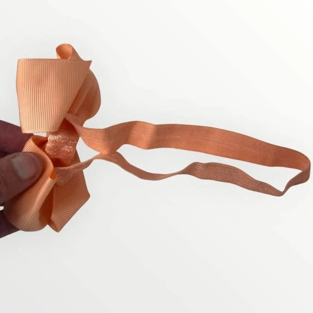 Baby Girl Bow Headbands Excellent Condition Pink Purple Brown Tan Orange‎ & More